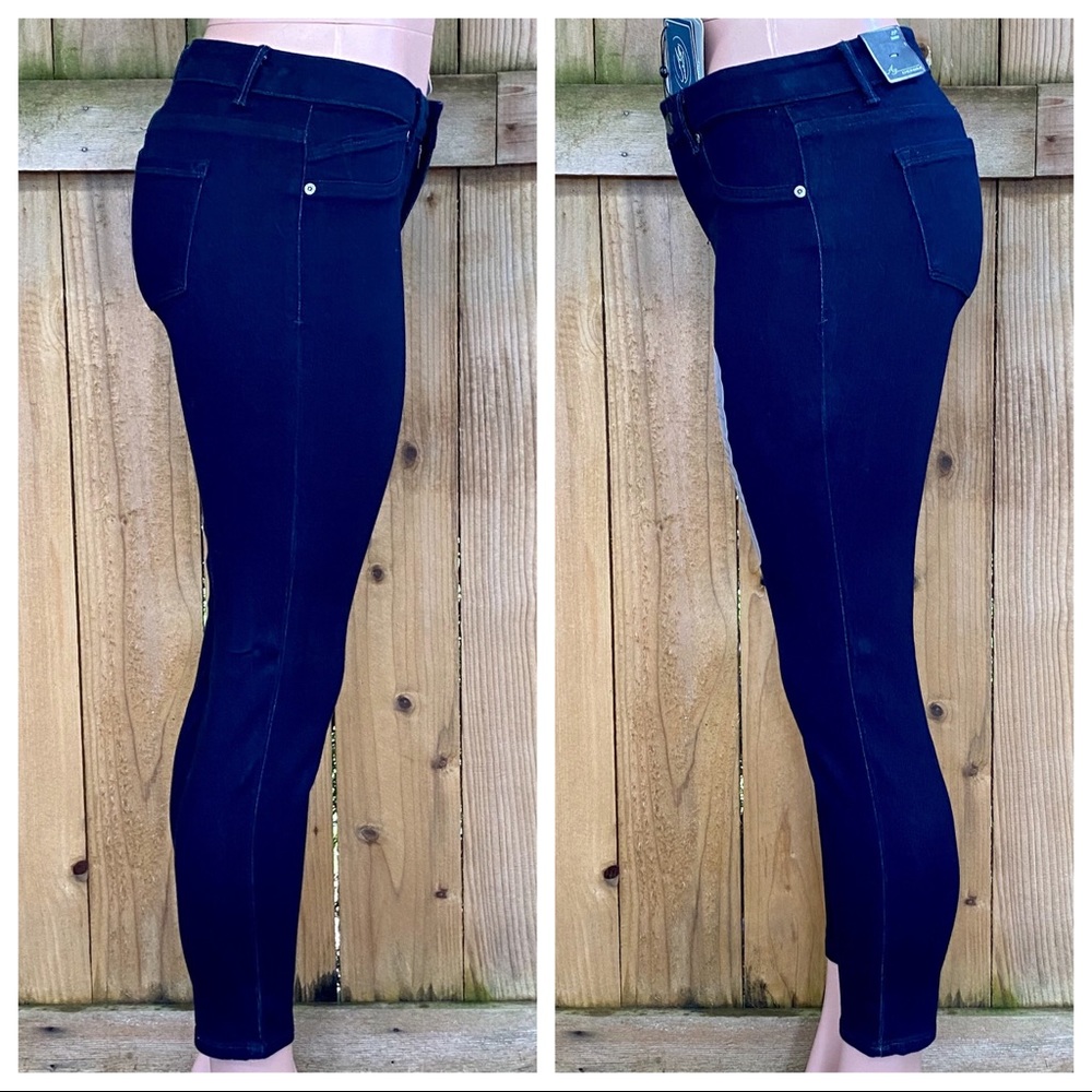 A3 Denim Skinny Ankle Dark Rinse Stretch Jeans NWT - Picture 8 of 8